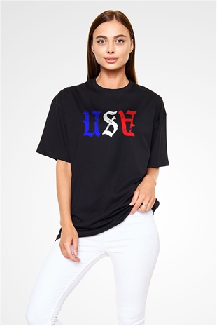 ABD Siyah Oversize Tişört Oversize T-shirt - TişörtFabrikası
