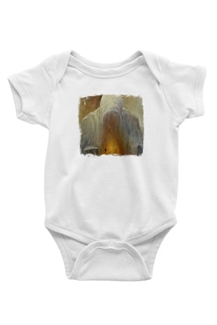 Abigail Williams Baskılı Unisex Beyaz Bebek Body - Zıbın