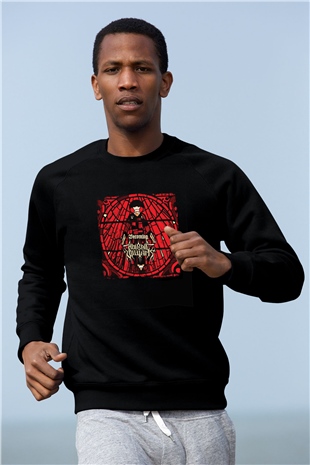 Abigail Williams Baskılı Unisex Siyah Sweatshirt