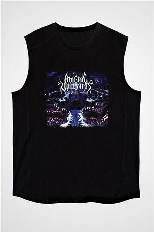 Abigail Williams Baskılı Unisex Siyah Kolsuz Tişört