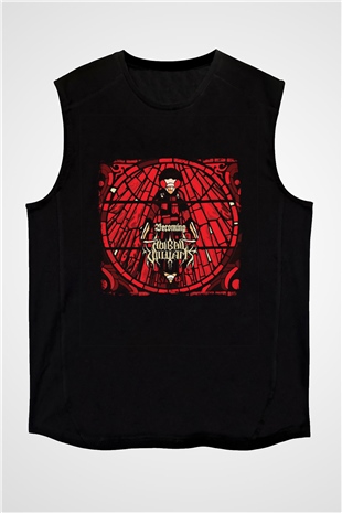 Abigail Williams Baskılı Unisex Siyah Kolsuz Tişört