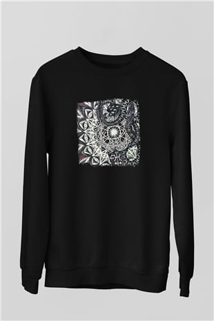 Abigail Williams Baskılı Unisex Siyah Sweatshirt
