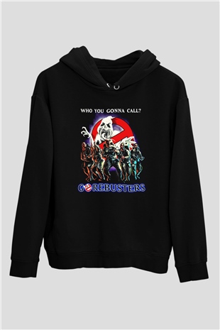 Aborted Siyah Unisex Kapüşonlu Sweatshirt