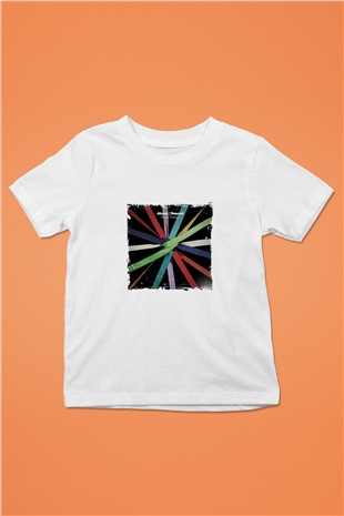 Above and Beyond Baskılı Beyaz Çocuk Tişört