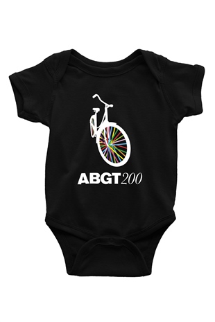 Above and Beyond Baskılı Siyah Bebek Body - Zıbın