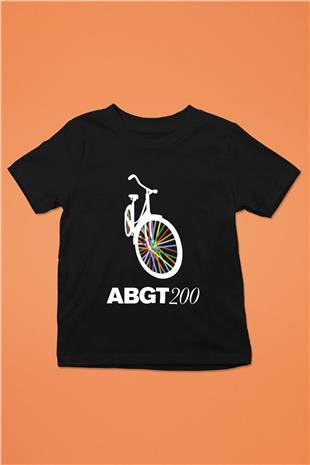 Above and Beyond Baskılı Siyah Unisex Çocuk Tişört