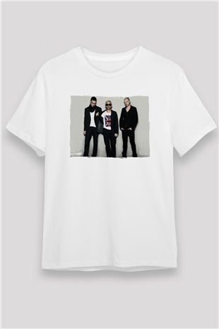 Above and Beyond Beyaz Unisex Tişört T-Shirt - TişörtFabrikası