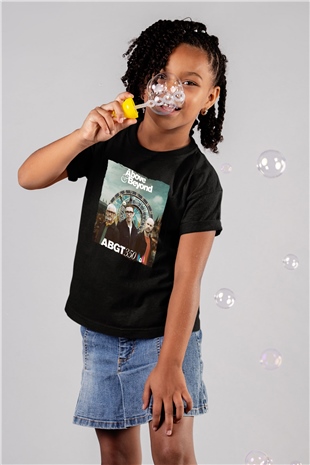 Above and Beyond Siyah Unisex Çocuk Tişört