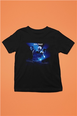 Above and Beyond Siyah Unisex Çocuk Tişört