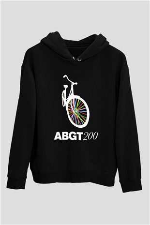 Above and Beyond Siyah Unisex Hoodie