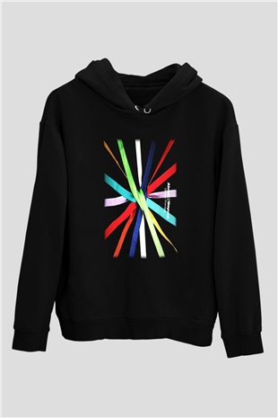 Above and Beyond Siyah Unisex Hoodie