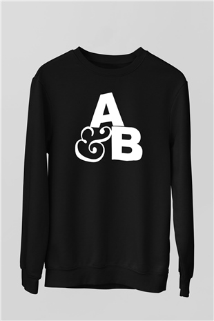 Above and Beyond Siyah Unisex Sweatshirt