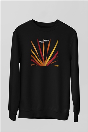 Above and Beyond Siyah Unisex Sweatshirt