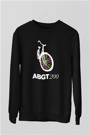 Above and Beyond Siyah Unisex Sweatshirt
