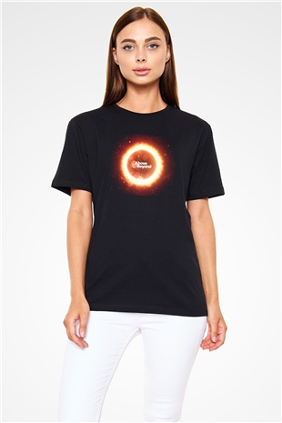 Above and Beyond Siyah Unisex Tişört T-Shirt - TişörtFabrikası