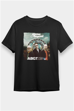 Above and Beyond Siyah Unisex Tişört T-Shirt - TişörtFabrikası