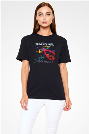 Above and Beyond Siyah Unisex Tişört T-Shirt - TişörtFabrikası