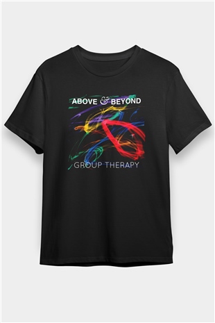 Above and Beyond Siyah Unisex Tişört T-Shirt - TişörtFabrikası