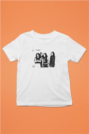 Abruptum Baskılı Beyaz Unisex Beyaz Çocuk Tişört - Tshirt