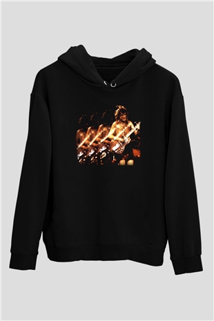 AC DC Angus Young Siyah Unisex Hoodie
