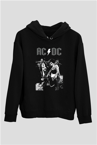 AC DC Angus Young Siyah Unisex Hoodie