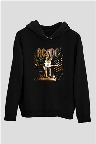 AC DC Angus Young Siyah Unisex Hoodie