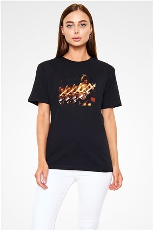 AC DC Angus Young Siyah Unisex Tişört T-Shirt - TişörtFabrikası