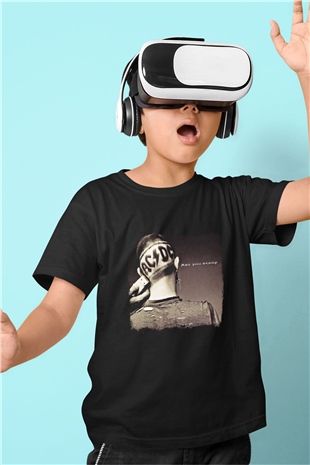 ACDC Baskılı Unisex Siyah Çocuk Tişört