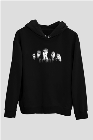 AC DC Group Siyah Unisex Hoodie