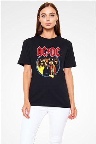 AC DC Highway To Hell Siyah Unisex Tişört T-Shirt - TişörtFabrikası