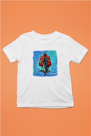 Acacia Strain Baskılı Unisex Beyaz Çocuk Tişört