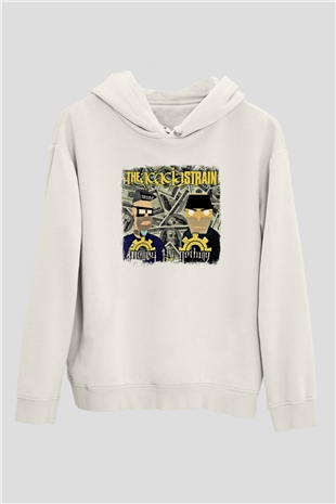 Acacia Strain Baskılı Unisex Beyaz Hoodie