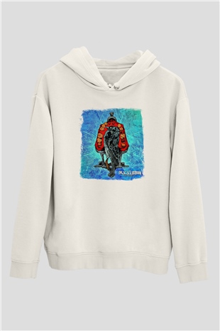 Acacia Strain Baskılı Unisex Beyaz Hoodie