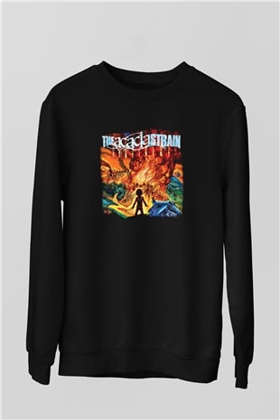 Acacia Strain Baskılı Unisex Siyah Sweatshirt