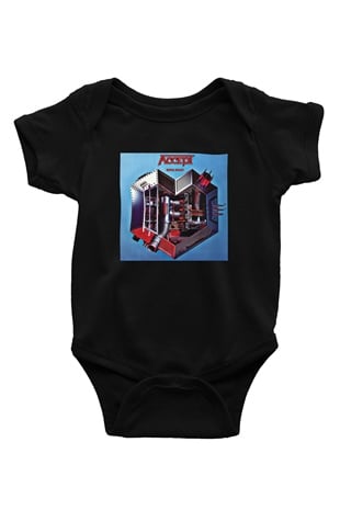 Accept Baskılı Unisex Siyah Bebek Body - Zıbın