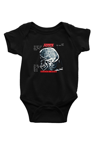 Accept Baskılı Unisex Siyah Bebek Body - Zıbın