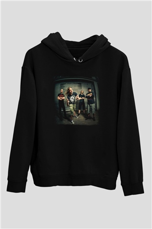 Accuser Siyah Unisex Hoodie