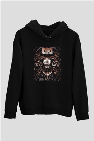 Accuser Siyah Unisex Hoodie