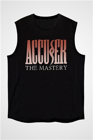 Accuser Siyah Unisex Kolsuz Tişört