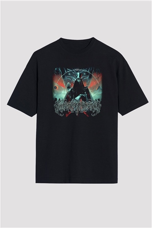 Accuser Siyah Unisex Oversize Tişört T-Shirt