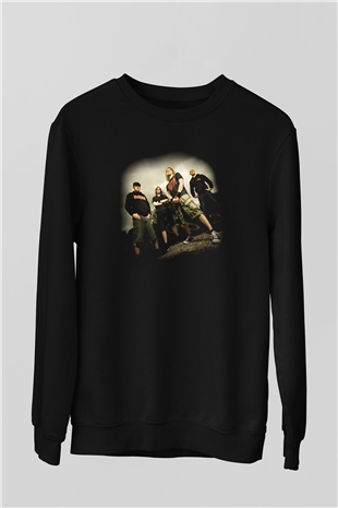 Accuser Siyah Unisex Sweatshirt