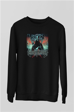 Accuser Siyah Unisex Sweatshirt