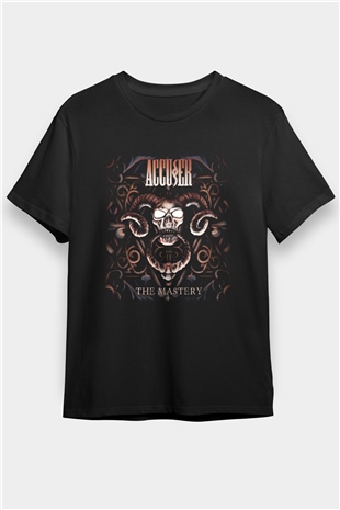 Accuser Siyah Unisex Tişört T-Shirt - TişörtFabrikası