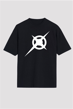 Ace Attorney Siyah Unisex Oversize Tişört T-Shirt