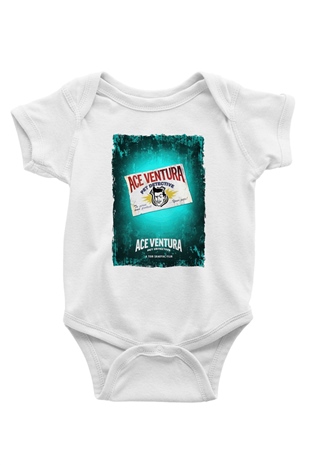 Ace Ventura Beyaz Bebek Body - Zıbın
