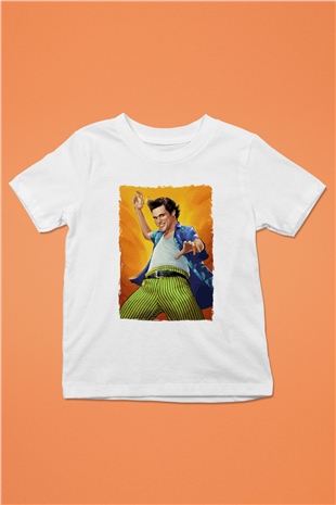 Ace Ventura Beyaz Unisex  Çocuk Tişört