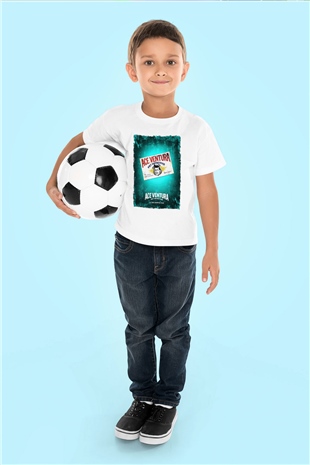 Ace Ventura Beyaz Unisex  Çocuk Tişört