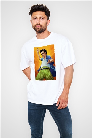 Ace Ventura Beyaz Oversize Tişört