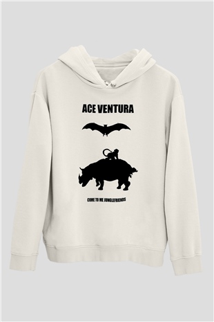 Ace Ventura Siyah Unisex Hoodie