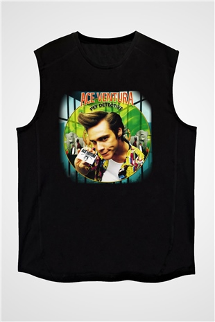 Ace Ventura Siyah Unisex Kolsuz Tişört